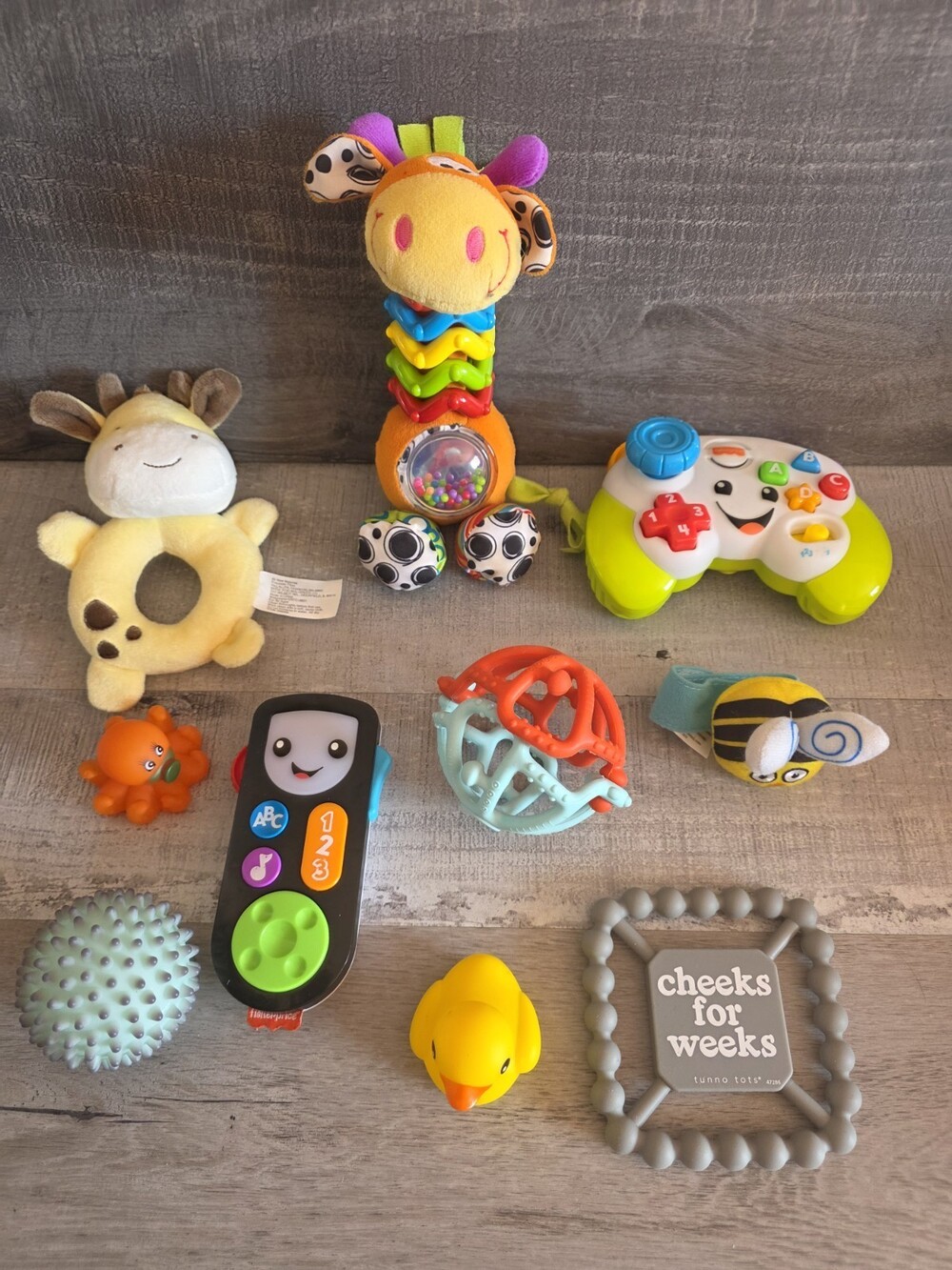 Baby Toy Lot Developmental Sensory Daycare Toy Lot Toy Bundle 10 Toys b289